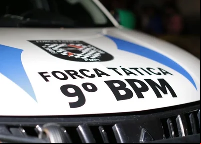 Viatura do 9º Batalhão da PM
