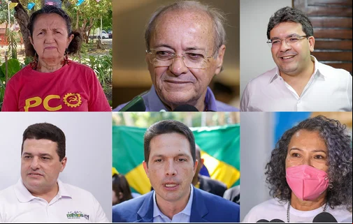 Seis candidatos ao Governo do Piauí