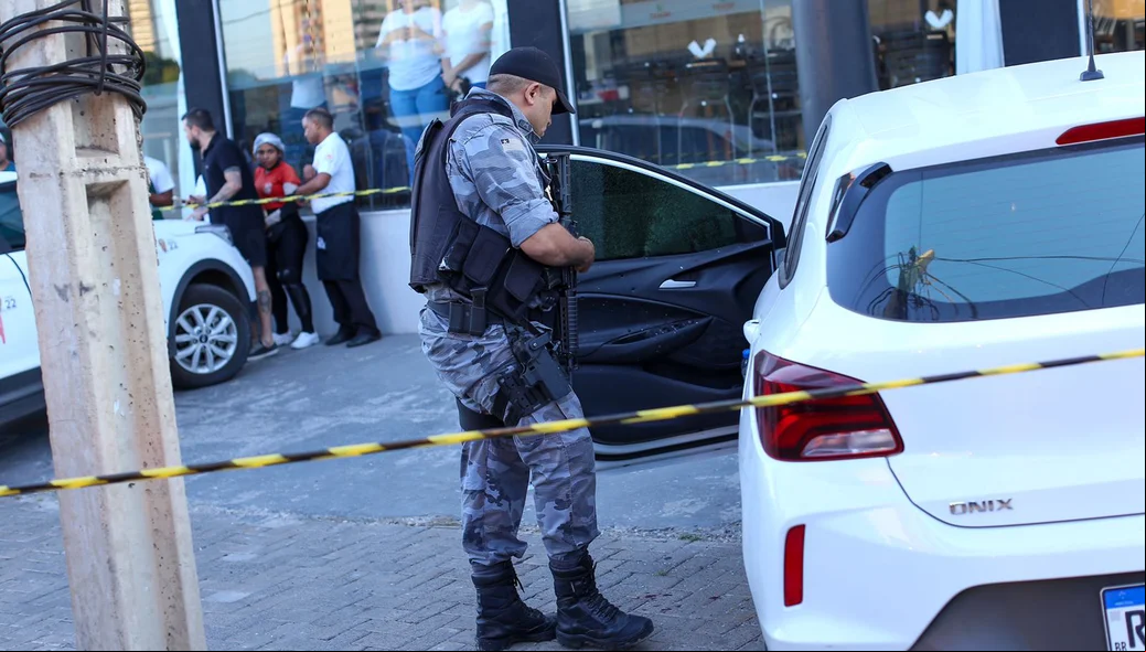 Carro que a vítima estava