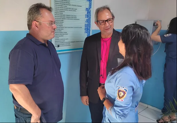 Coronel Nixon visita APAC na cidade Timon
