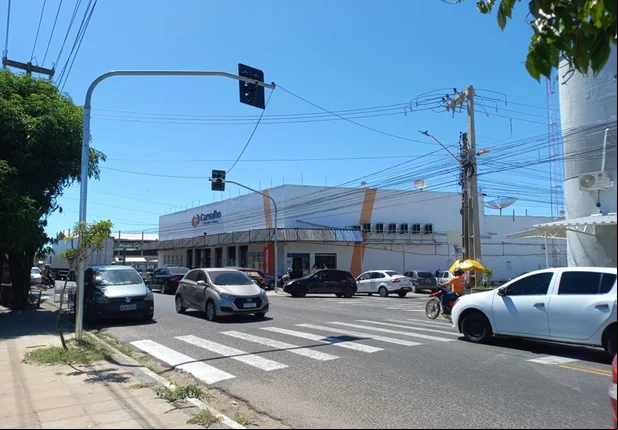 Semáforo na zona sudeste de Teresina