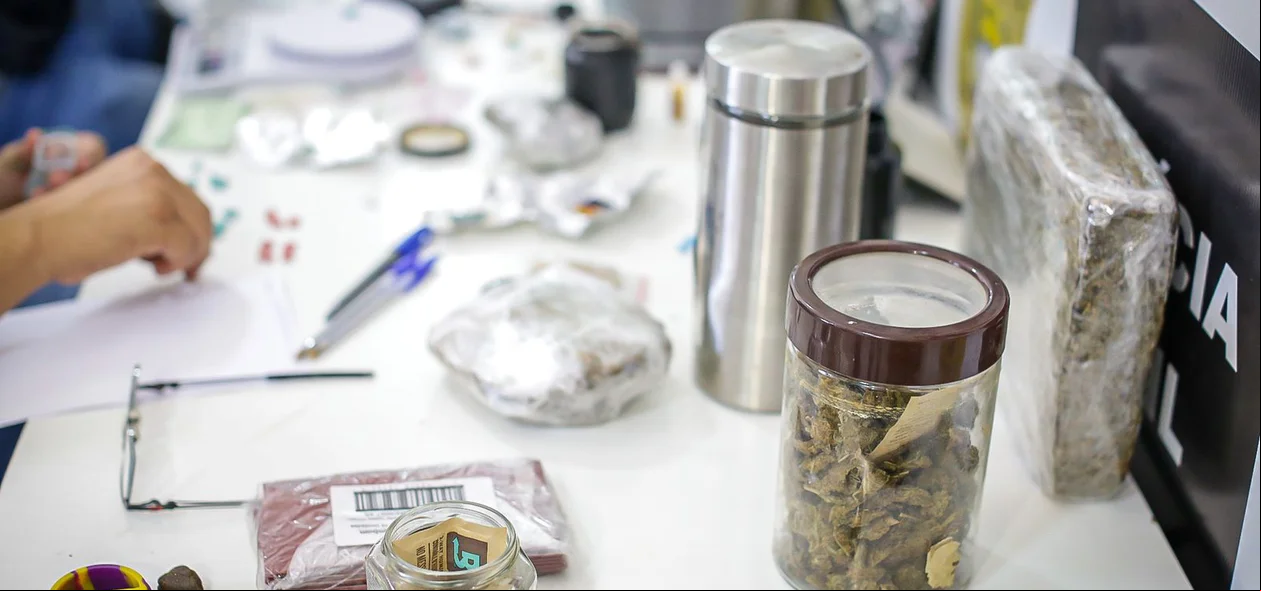 Super maconha também foi apreendida pelos policiais