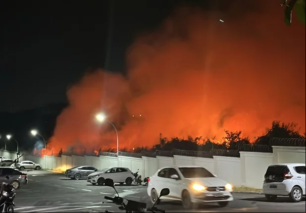 Fogo começou em um matagal no bairro Gurupi, zona sudeste de Teresina