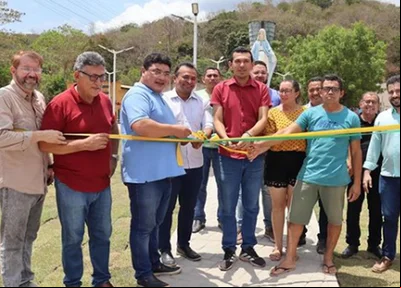 Inauguração da praça da Gávea