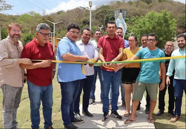 Inauguração da praça da Gávea
