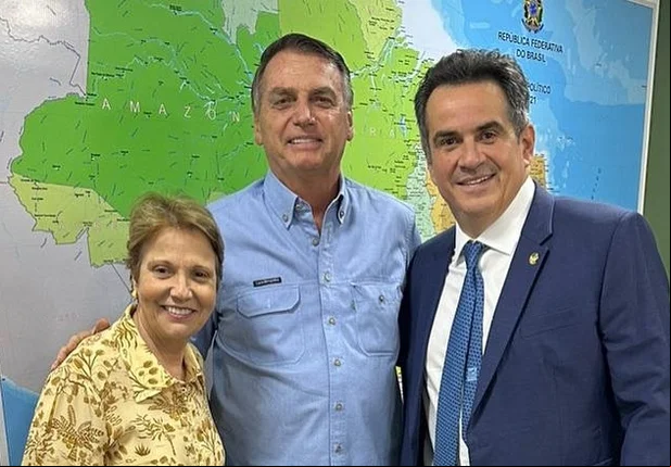Tereza Cristina, Jair Bolsonaro e Ciro Nogueira