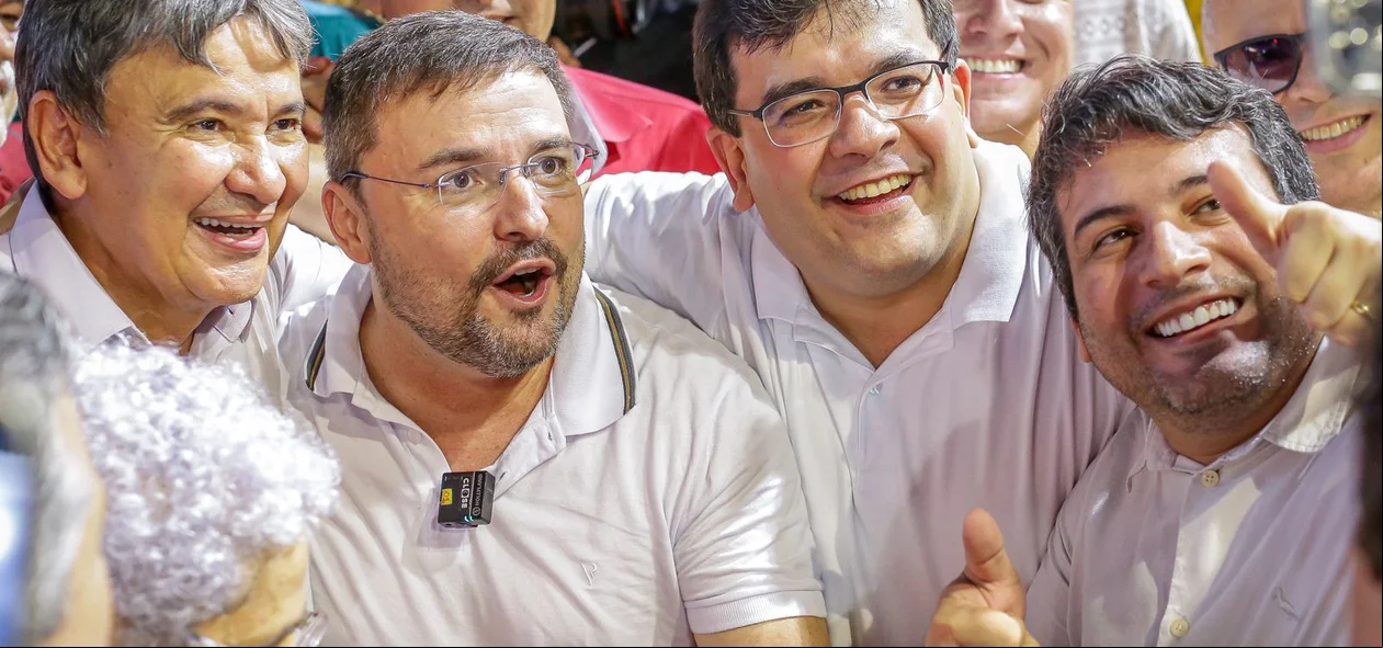 Wellington Dias, Fábio Novo e Rafael Fonteles