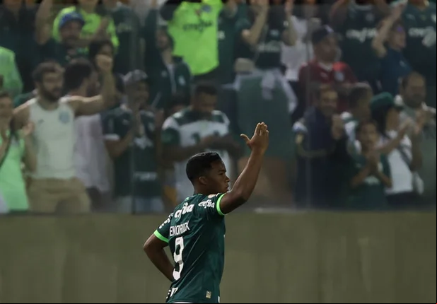 Endrick marcou mais uma vez para o Palmeiras