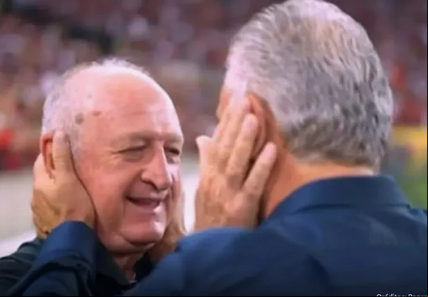 Felipão e Tite se reencontraram nessa quinta-feira