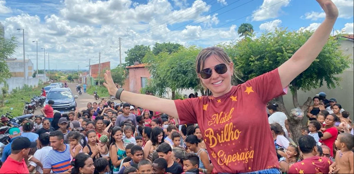 Ivanária Sampaio pela cidade