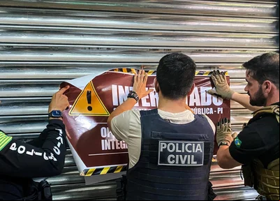 Polícia deflagrou a 6ª fase de Operação Interditados em Teresina e em Campo Largo, no Norte do Piauí