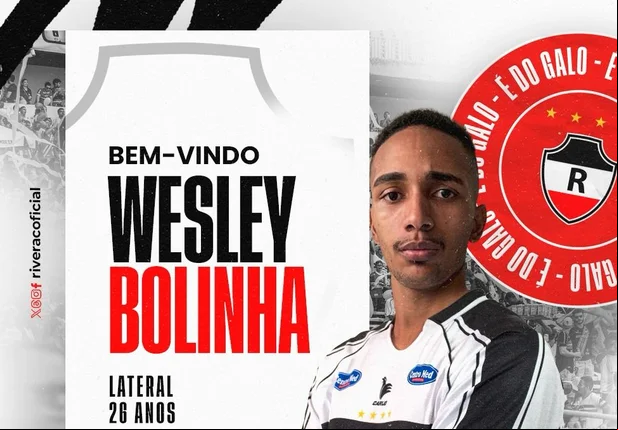 Wesley Bolinha é o mais novo contratado pelo River