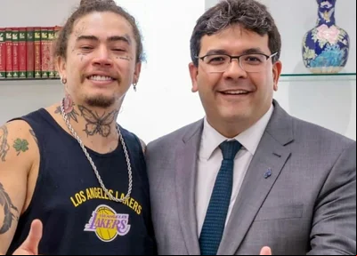 Whindersson Nunes e o governador Rafael Fonteles