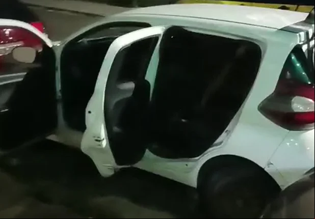 Carro recuperado pelo 17º BPM em Teresina