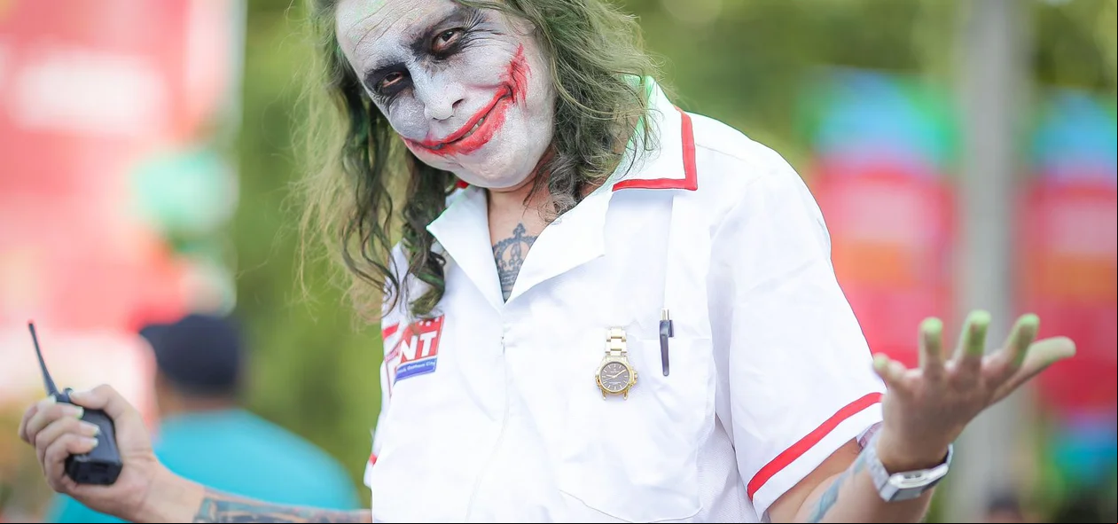 Coringa também se diverte