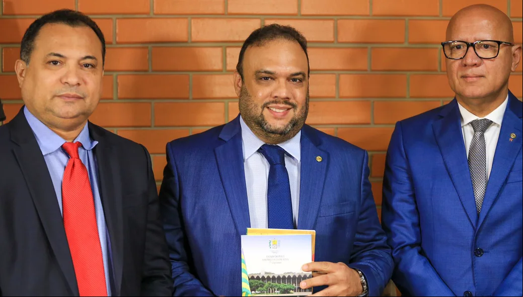 Evaldo Gomes, Ziza Carvalho e o presidente Franzé Silva