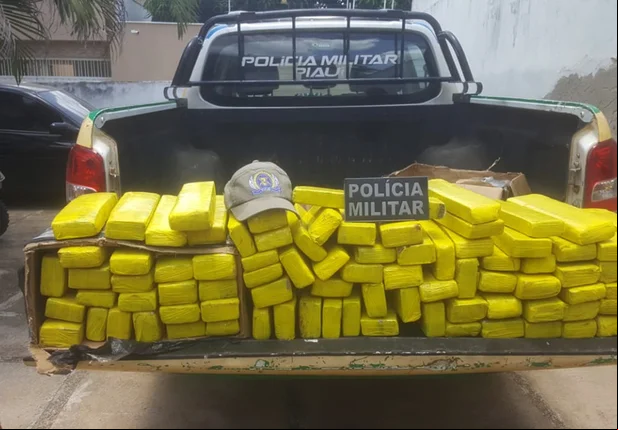 Maconha apreendida em São Raimundo Nonato