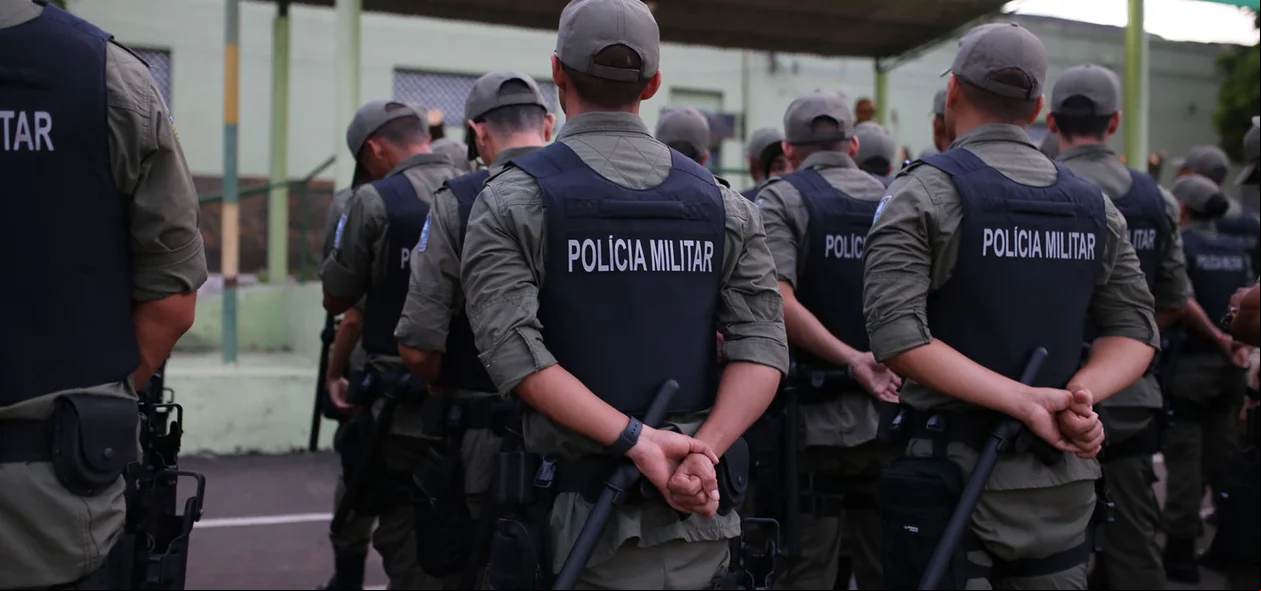 Alunos do curso de formação da PM-PI