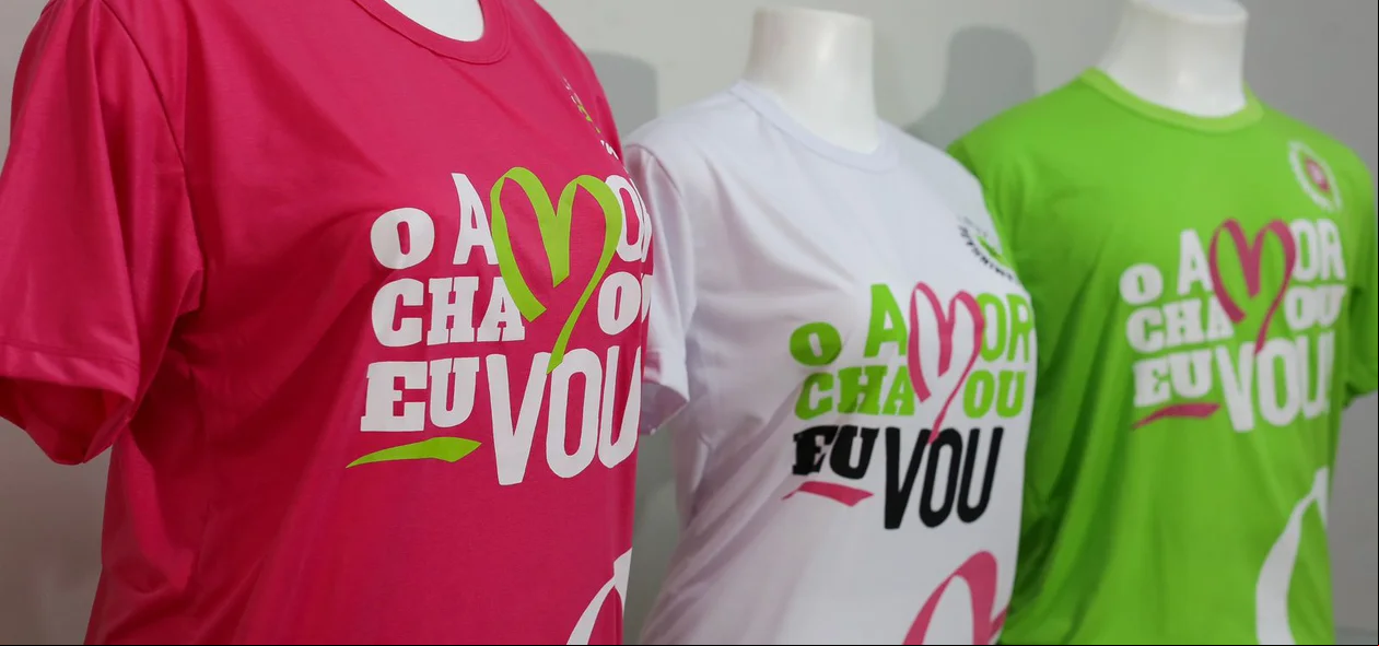 Camisas da 28ª edição da Caminhada da Fraternidade