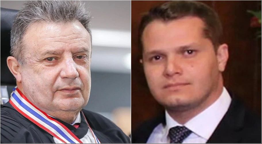 Desembargador Hilo de Almeida e o filho André de Almeida