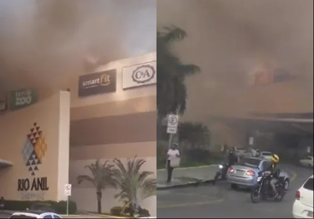 Incêndio no Shopping Rio Anil
