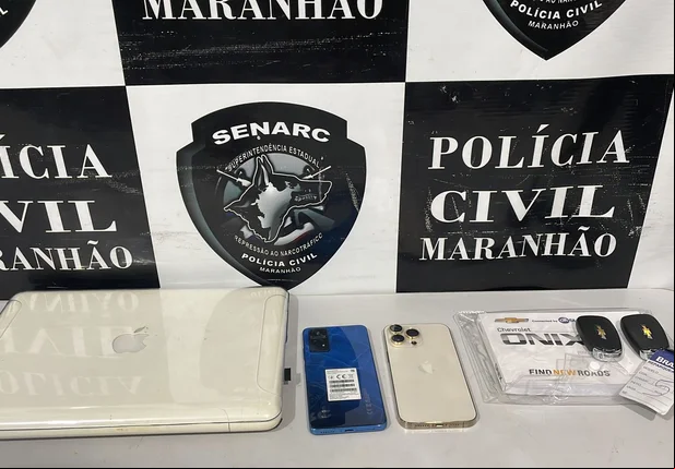 Produtos apreendidos na Operação 3 Marias