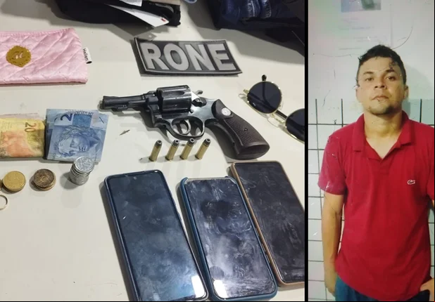 Homem preso em Teresina após fazer arrastão em casa de idosos