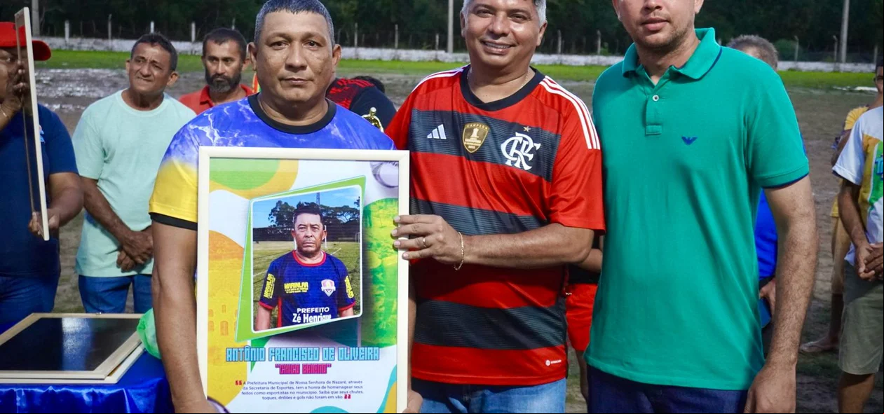 Prefeitura de Nossa Senhora de Nazaré homenageou figuras características do município