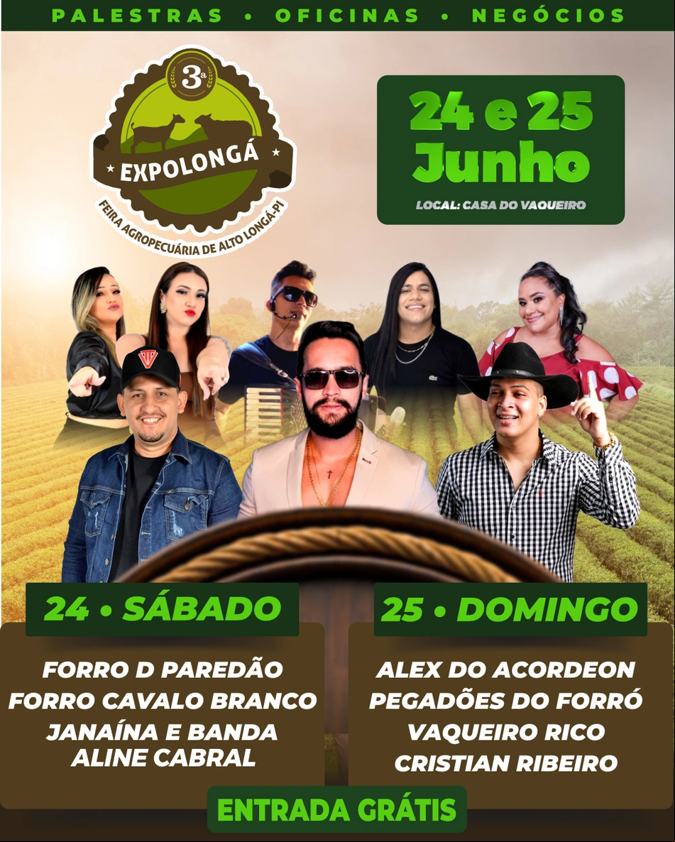 A feira de agronegócio do Expolongá terá sua 3ª edição