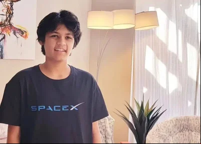 Adolescente de 14 anos, Kairan Quazi