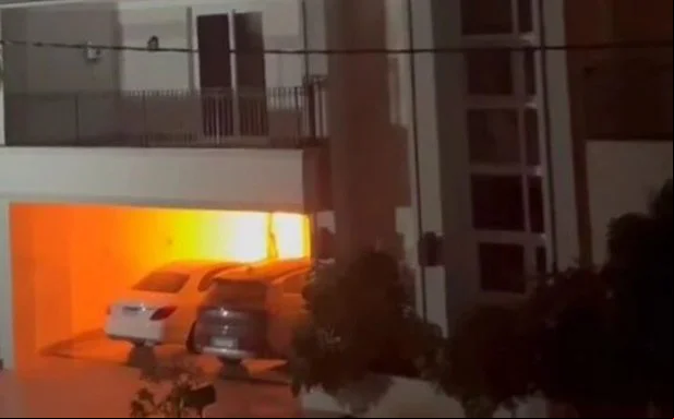 Incêndio em condomínio de luxo no Paraná.