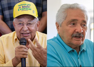 Prefeito Dr. Pessoa e o senador Elmano Férrer