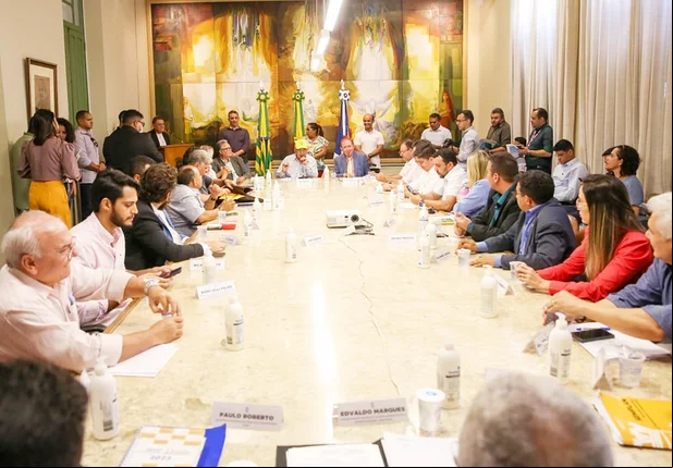 Reunião do prefeito Dr. Pessoa