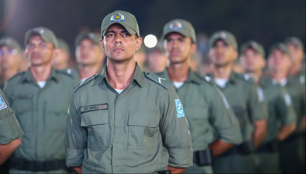 Solenidade de formatura dos soldados da Policia Militar do Piauí