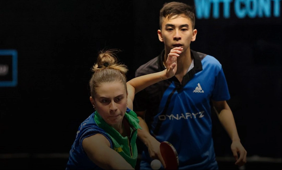 Vitor Ishiy e Bruna Takahashi foram derrotados no WTT Contender Túnis