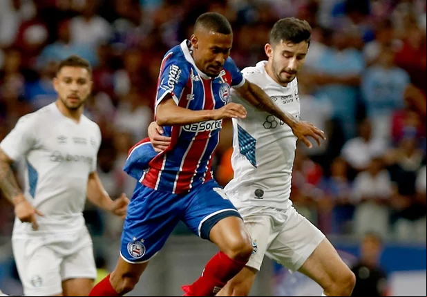 Bahia e Grêmio empataram em 1 a 1 nessa terça-feira