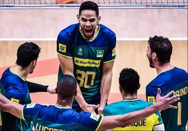 Brasil derrota Holanda na Liga das Nações de Vôlei