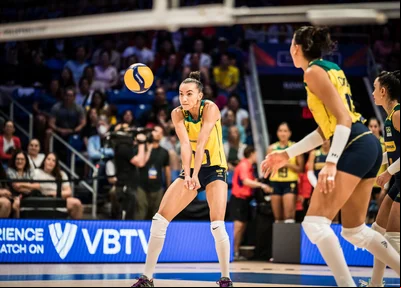Brasil perde para a China e dá adeus da Liga das Nações de Vôlei