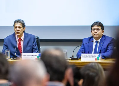 Fernando Haddad e Rafael Fonteles