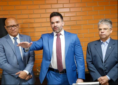 Franzé Silva, B. Sá Filho e Gustavo Neiva
