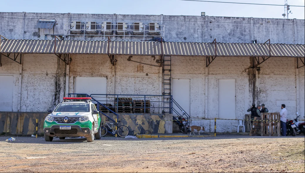 Polícia Militar isolou a área para preservar o local