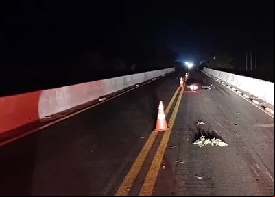 Acidente ocorreu na ponte sobre o Rio Jenipapo