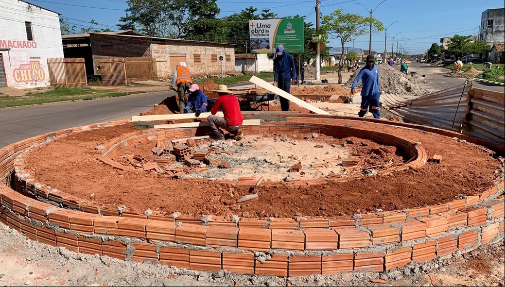 Algumas estruturas estão quase terminadas