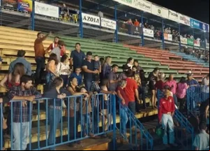 Arquibancada desabou no Mato Grosso