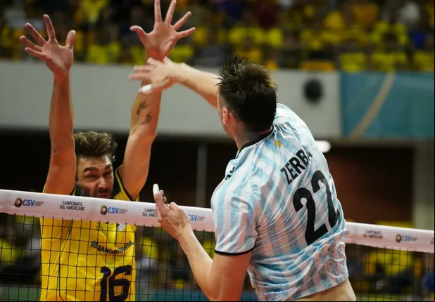 Brasil sofre mais uma vez nas mãos dos argentinos e saí derrotado no Sul-Americano de Vôlei