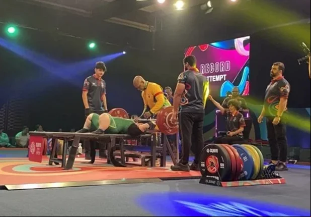 Mariana D'Andrea no mundial de halterofilismo