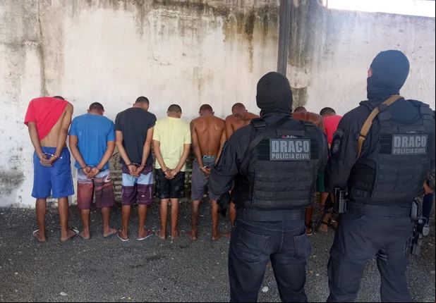 Membros do PCC presos pelo DRACO