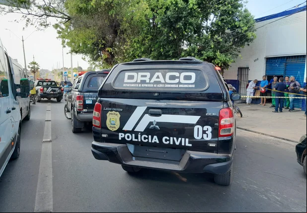 Policiais do DRACO foram acionados para atender a ocorrência
