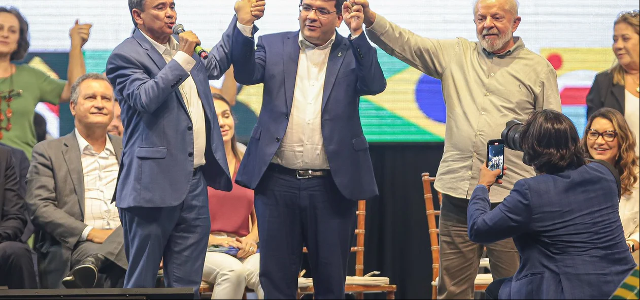 Wellington Dias, Rafael Fonteles e Lula fortalecem aliança durante evento em Teresina