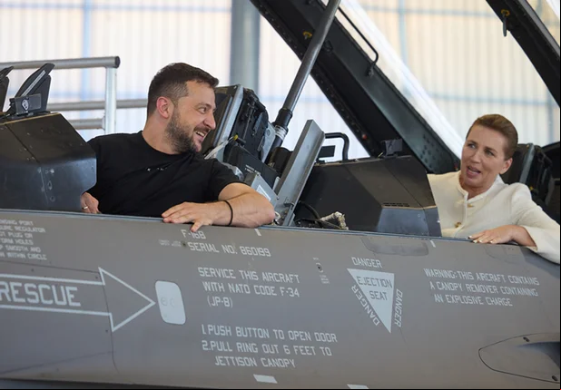 Zelensky diz que os pilotos e engenheiros de seu país já iniciaram os treinamentos para pilotar as naves